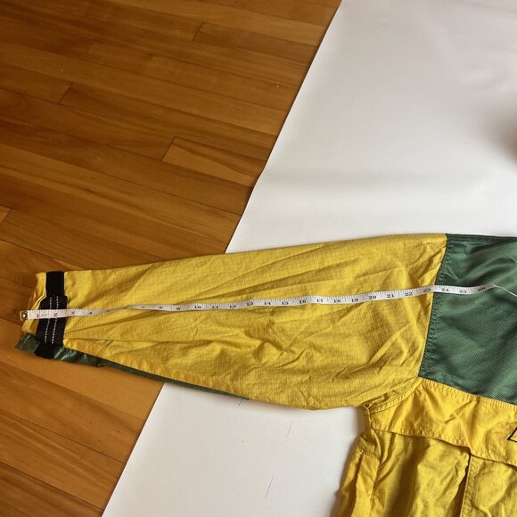 VTG Tommy Hilfiger Rare Majo Tech Green & Yellow Jacket Men Large (Read) - Picture 9 of 15